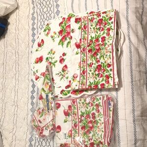 April Cornell Strawberry Basket Table Set